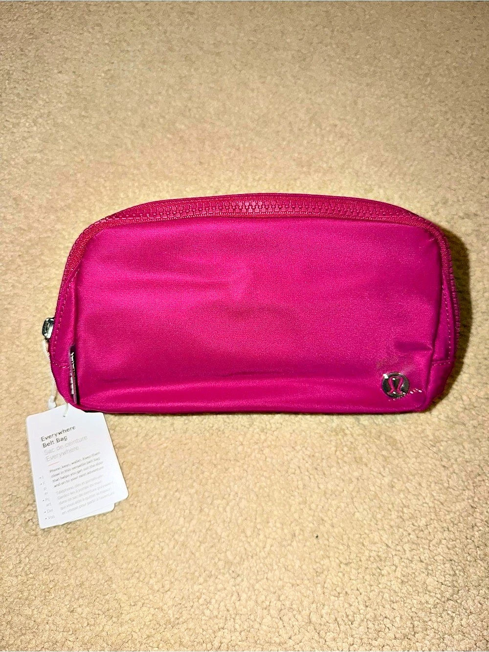 LULULEMON EVERYWHERE BELT BAG CROSSBODY WILD BERRY DARK PINK NWT
